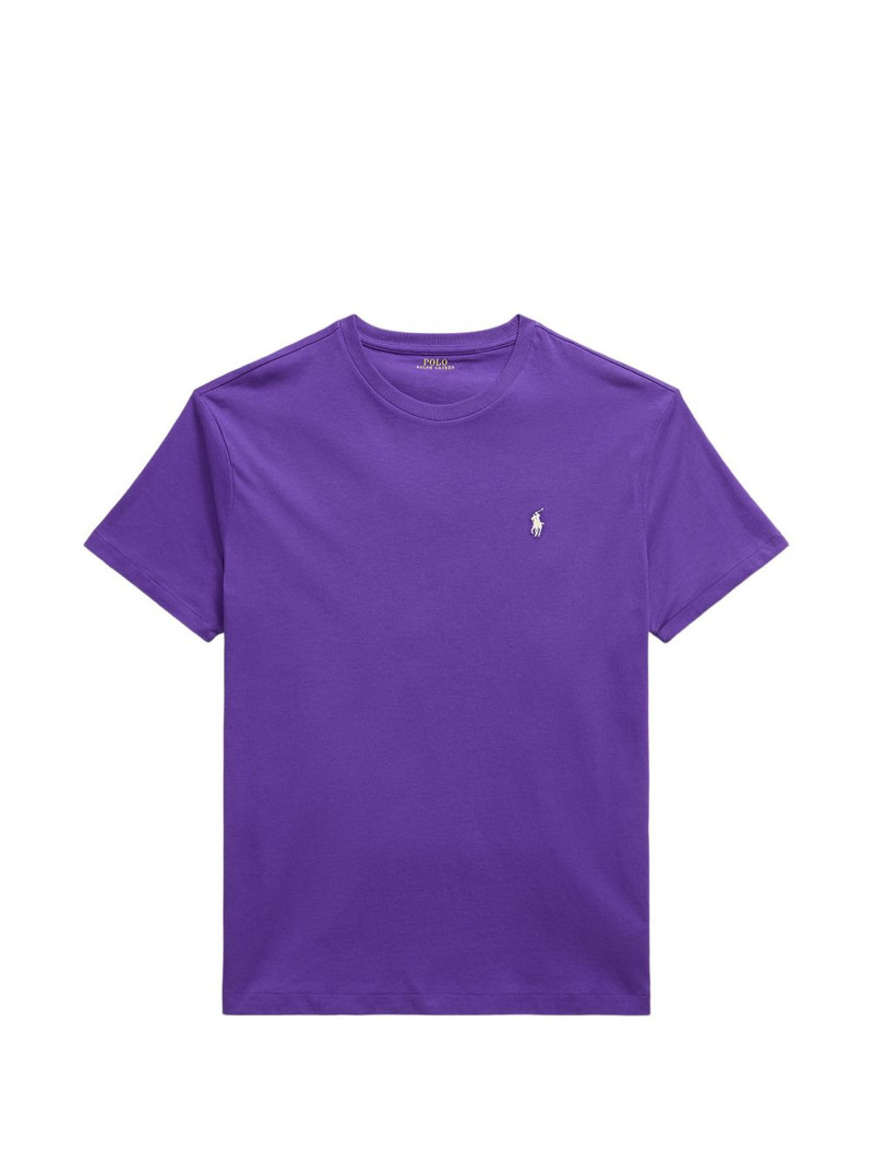 logo-embroidered T-shirt 1