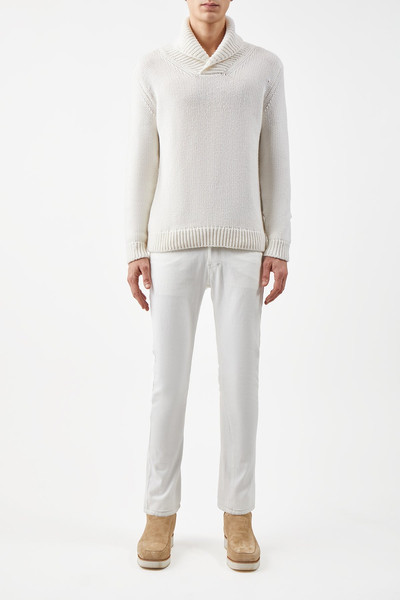 GABRIELA HEARST Sal Knit Sweater in Ivory Cashmere outlook