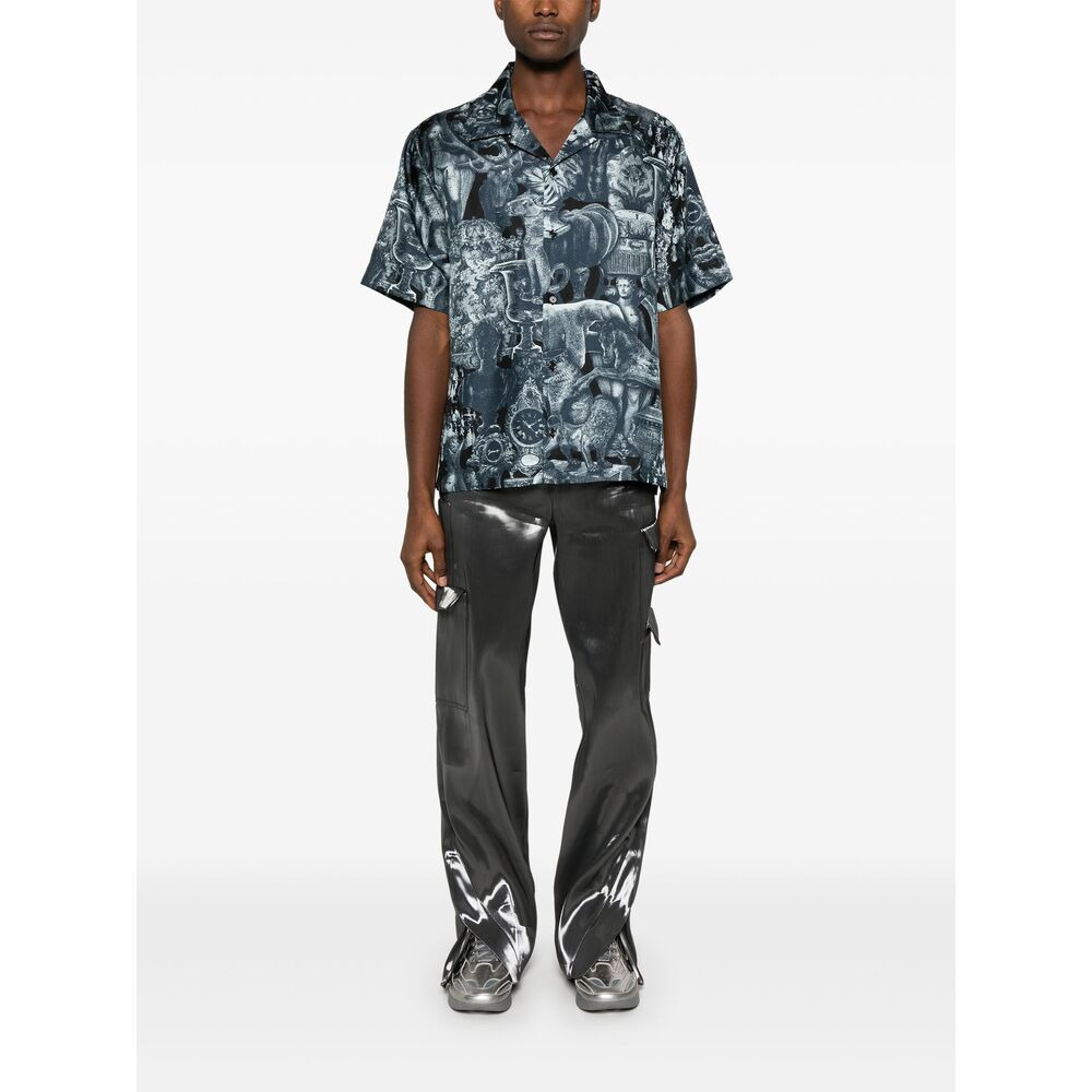 Givenchy Blue Shirts Men - 5