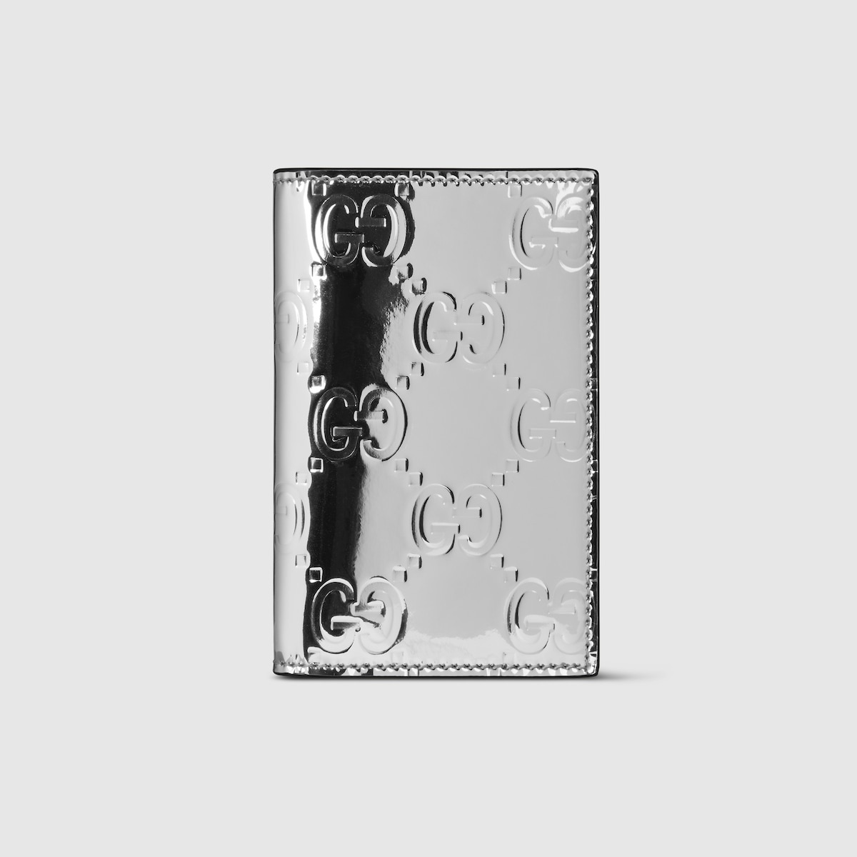 Bi-fold embossed GG card case - 1
