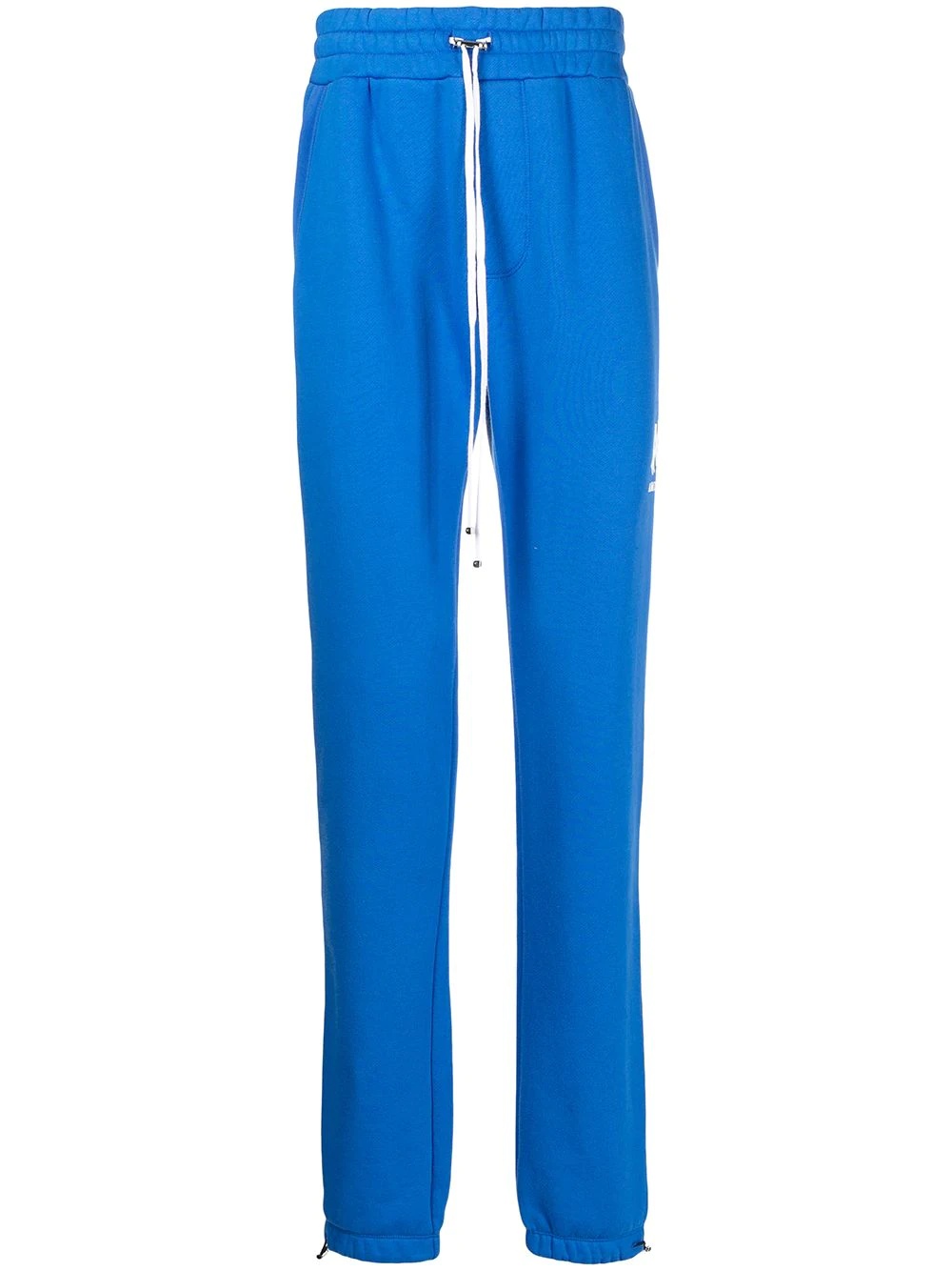 logo-print cotton track pants - 1