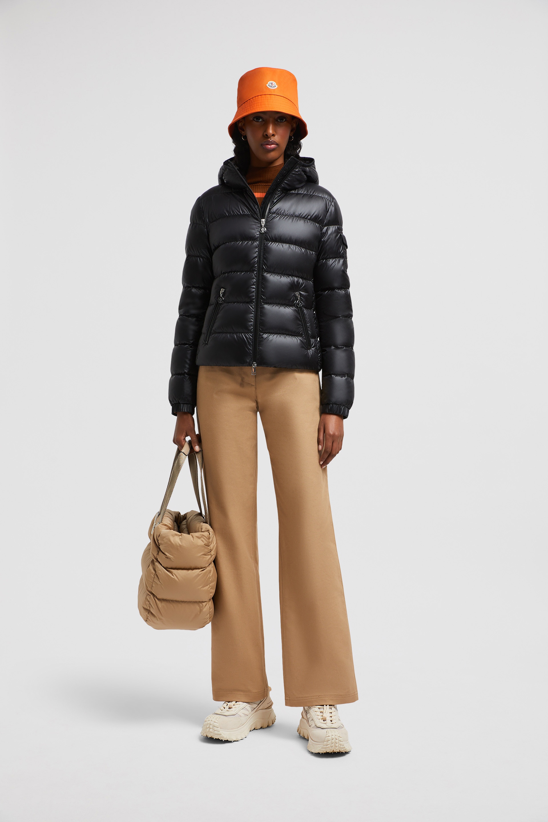 Moncler Gles Hooded Short Down Jacket | REVERSIBLE