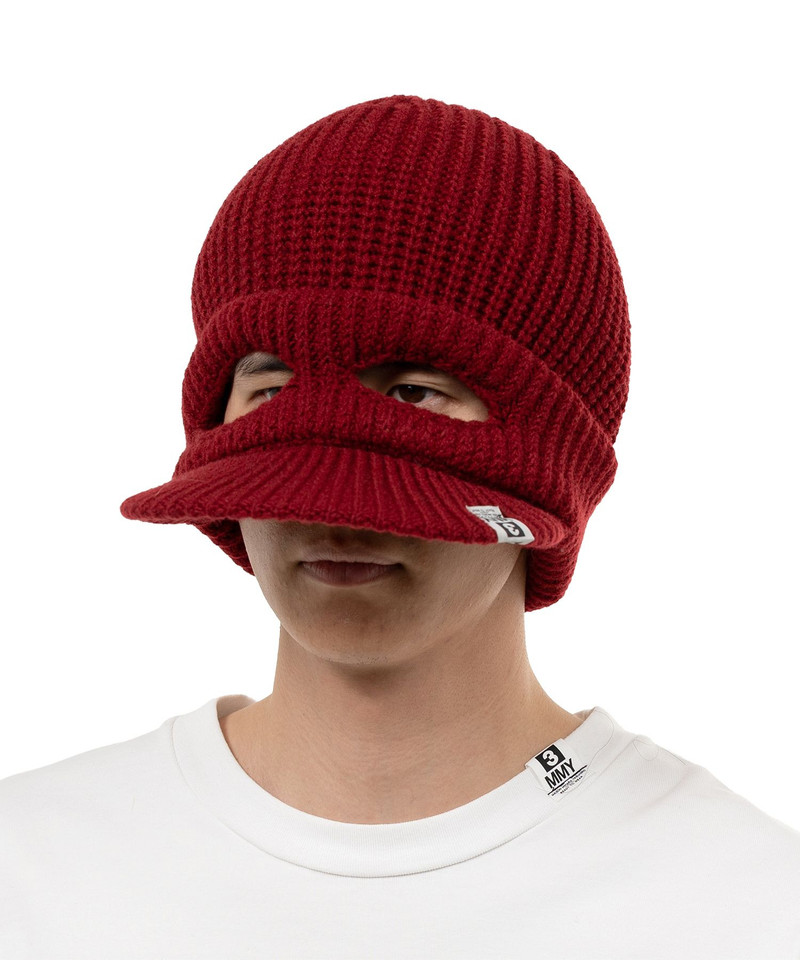 Masked Visor Knit Cap 25