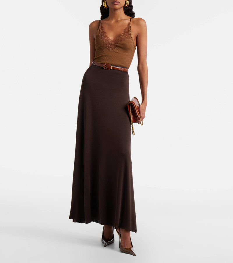 SAINT LAURENT Knitted maxi skirt outlook