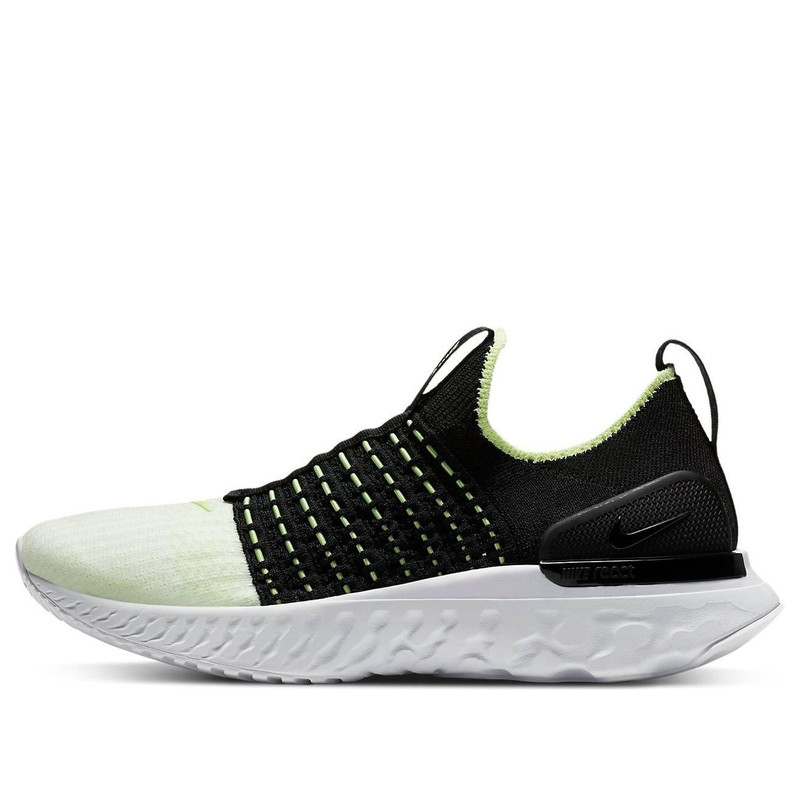 (WMNS) Nike React Phantom Run Flyknit 2 'Black Volt' CJ0280-004 - 1