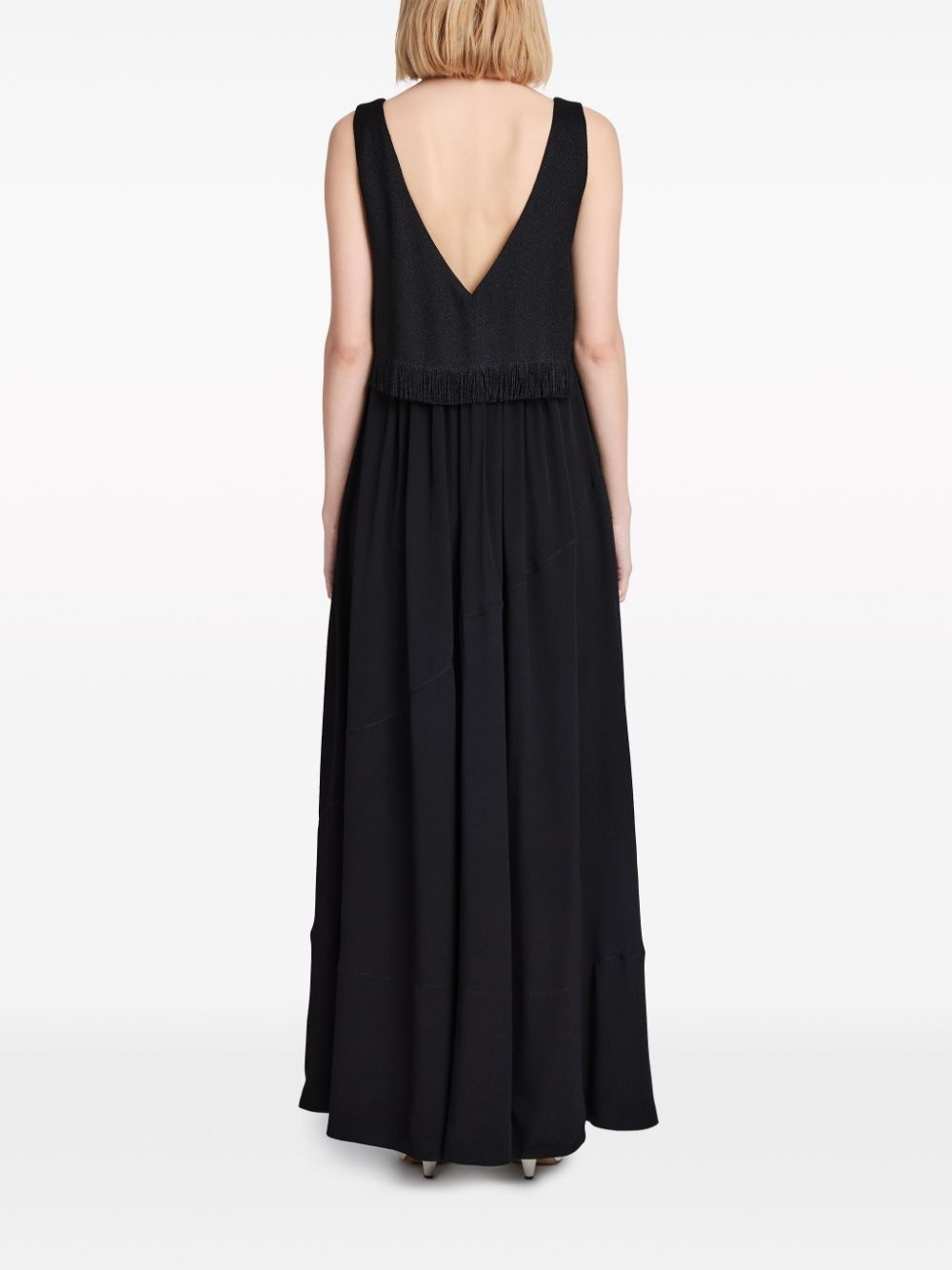Lynda fringed layered maxi dress - 4