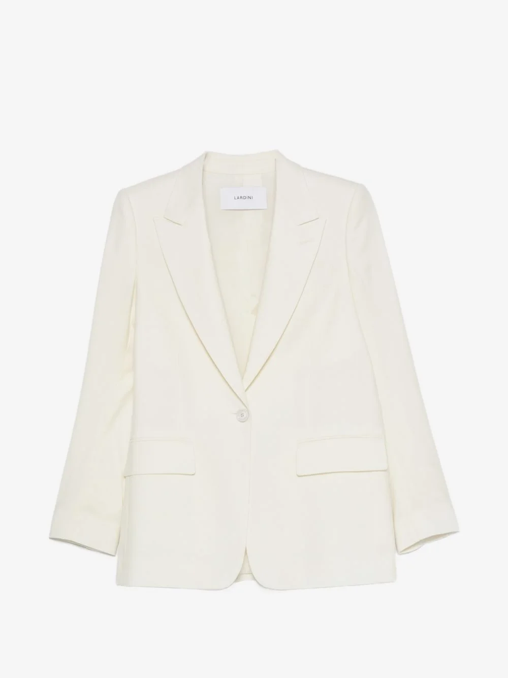 single-breasted peak-lapel blazer - 1