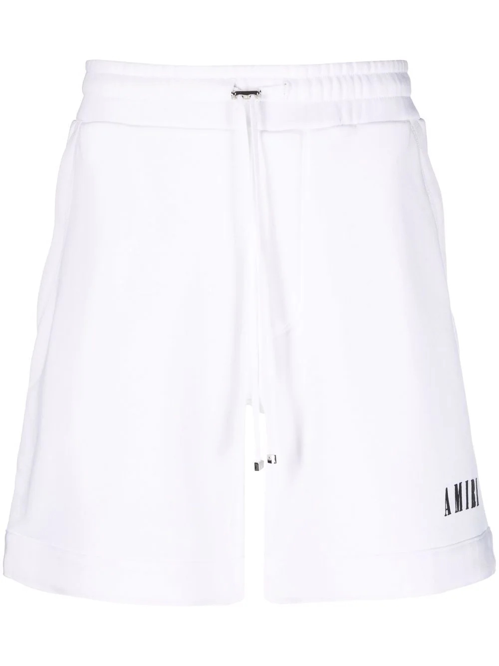 drawstring-waist straight shorts - 1