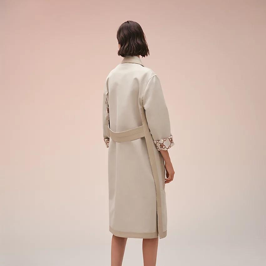 Trench coat with double slits - 2