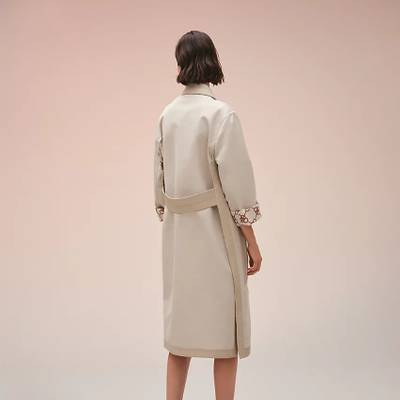 Hermès Trench coat with double slits outlook