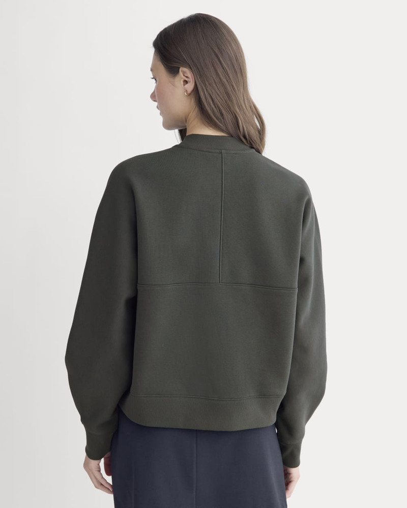 LUXE FLEECE BOMBER JACKET 5