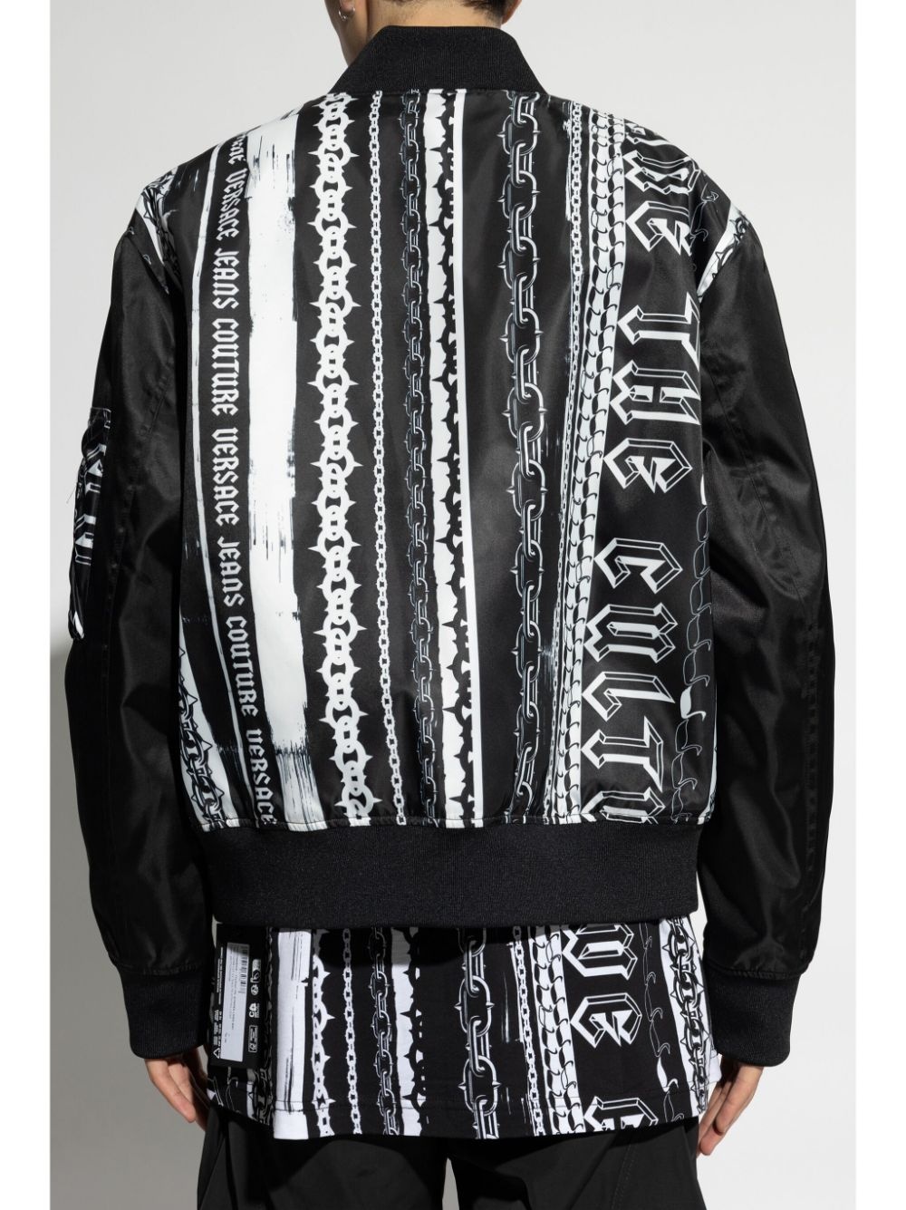 Striped bomber jacket - 4