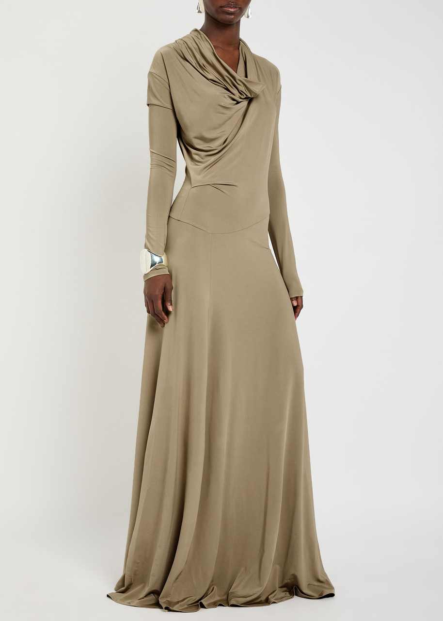 Tove Vevina Draped Stretch-jersey Maxi Dress - 4