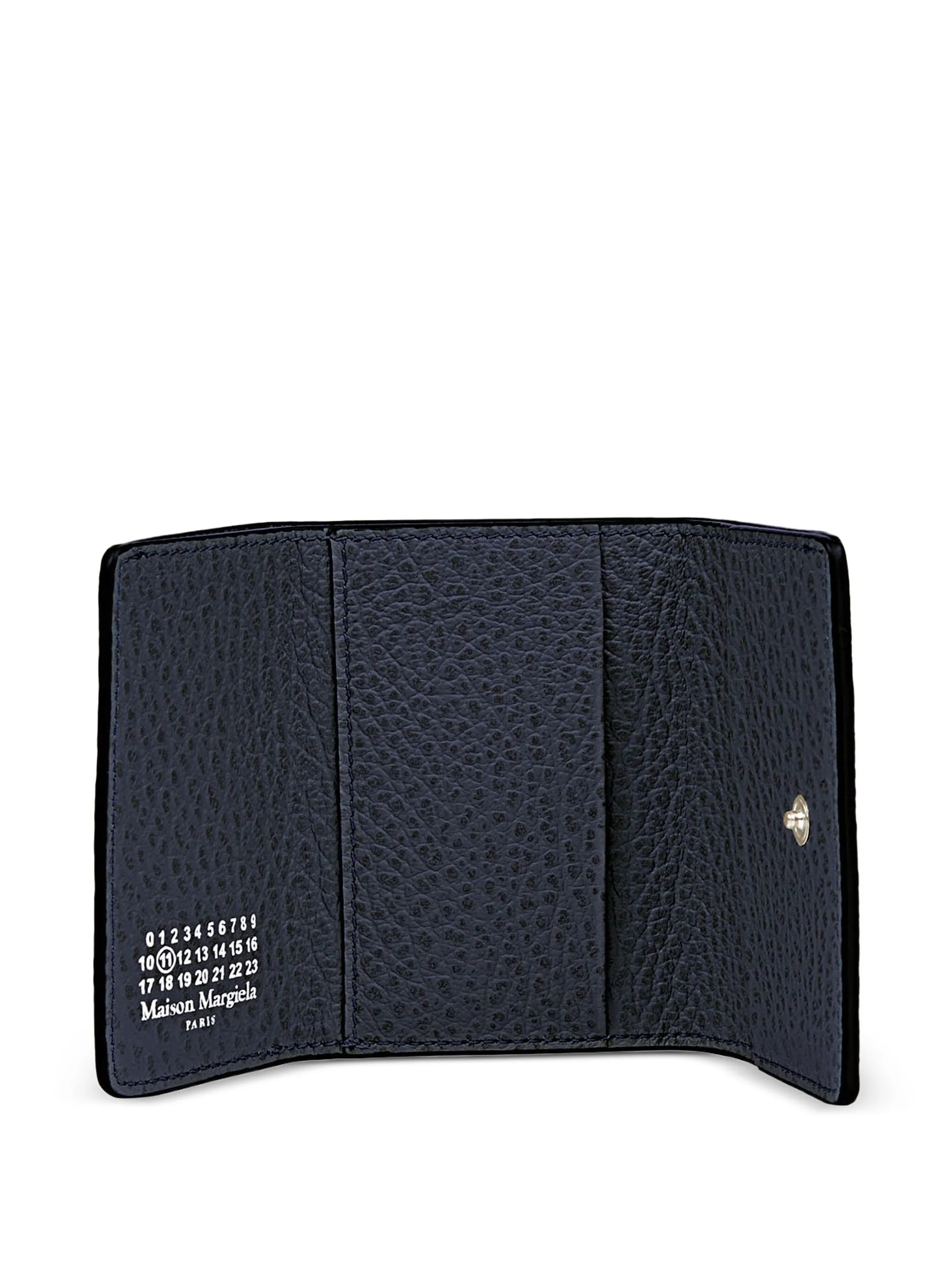 Maison Margiela Embossed Leather Snap Wallet - 4