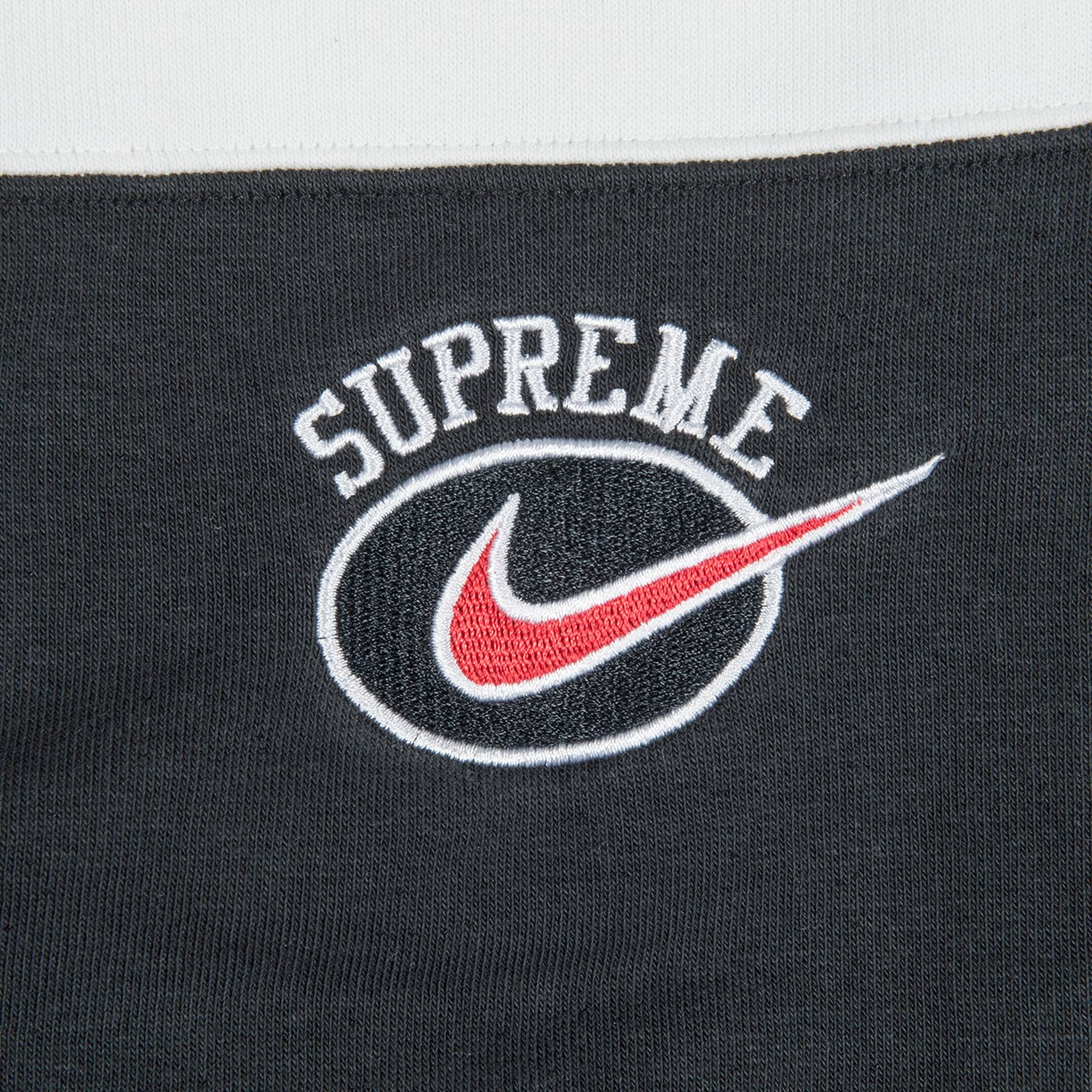 Supreme x Nike Stripe Sweatpant 'Black' - 2