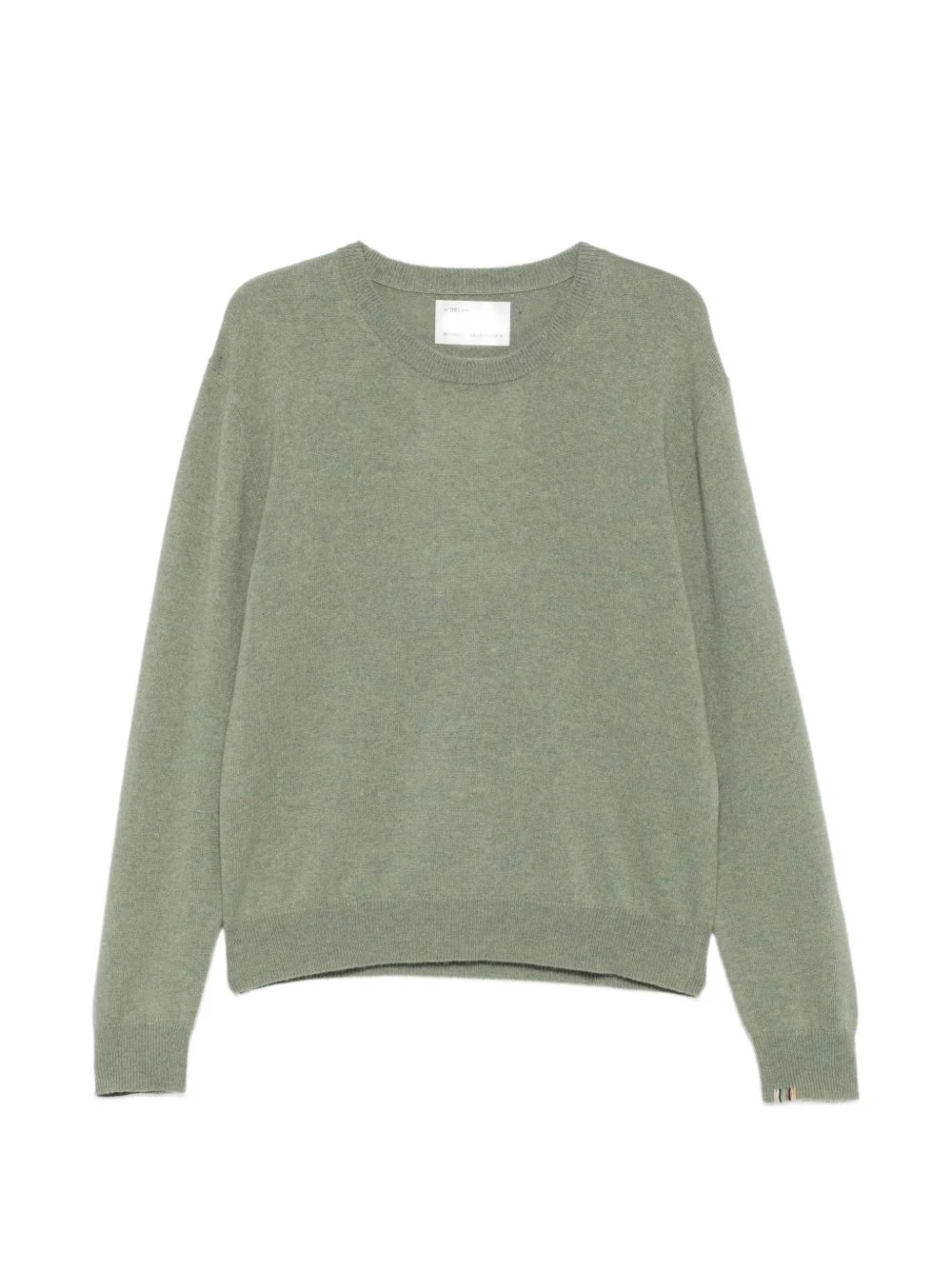 Bis crew-neck ribbed-trim sweater - 1
