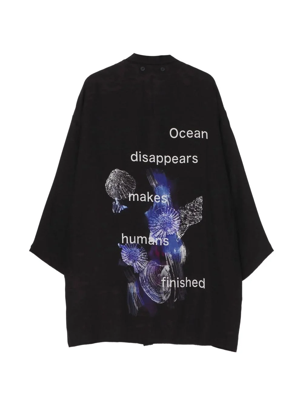 BUTTONED PATTERNED SILK JACKET - 1