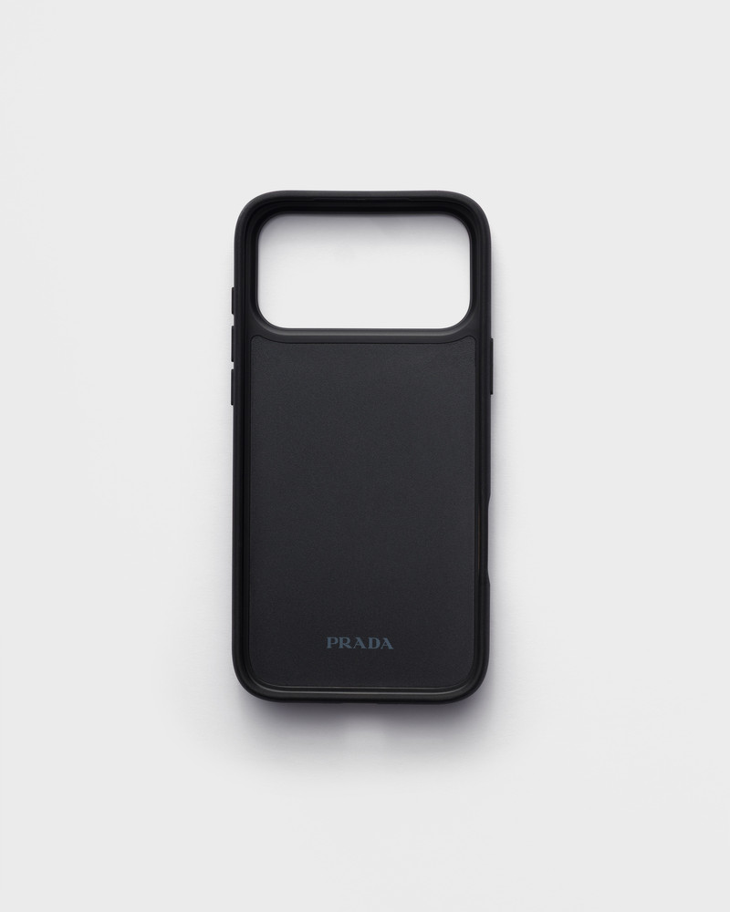 Saffiano leather case for iPhone 17 Pro Max 3