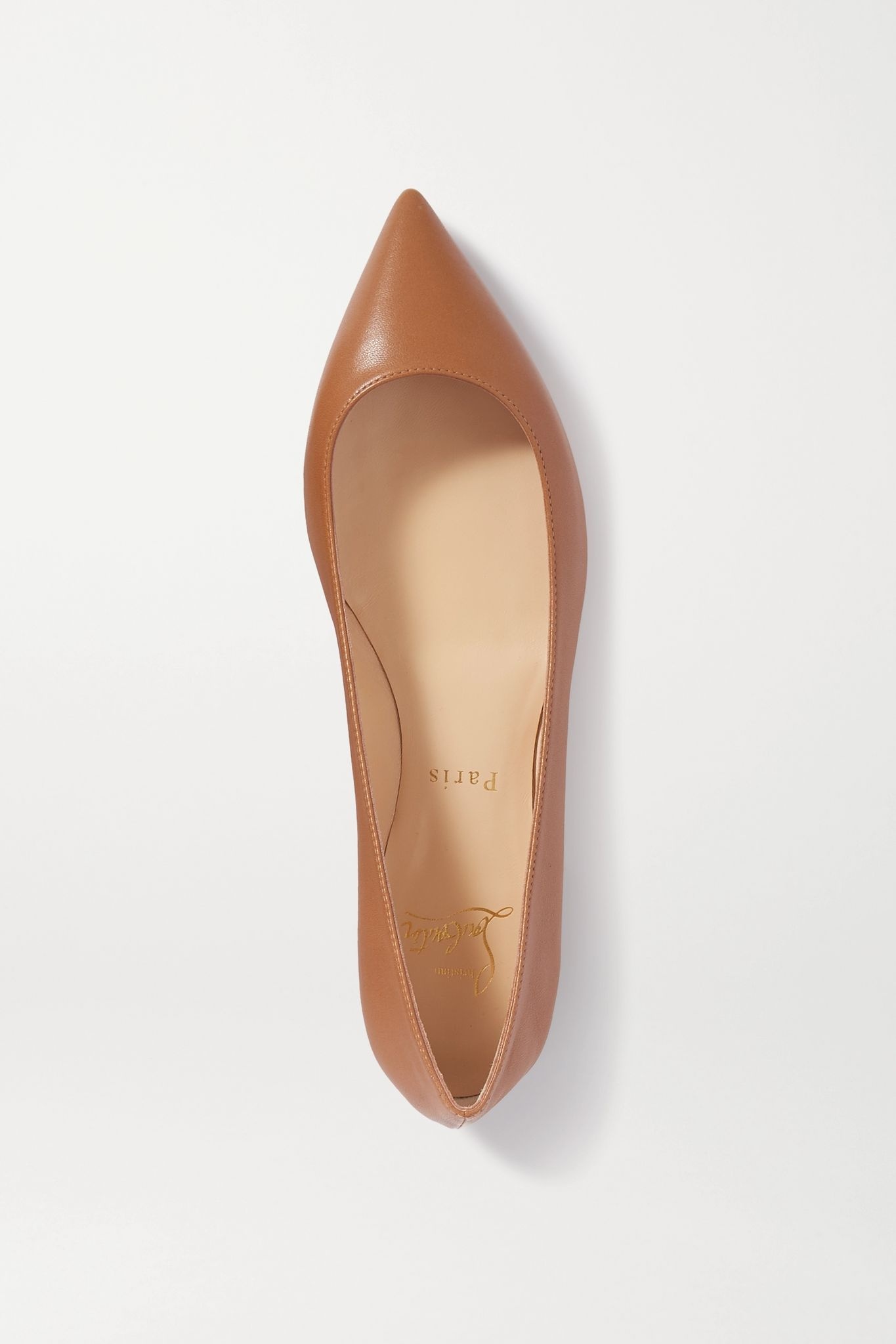 Ballalla leather point-toe flats - 6