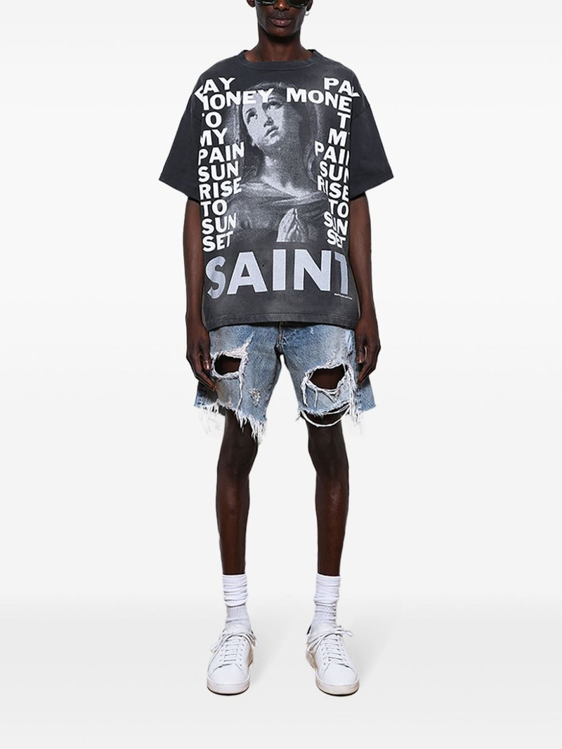 SAINT M×××××× Stay Real T-shirt outlook