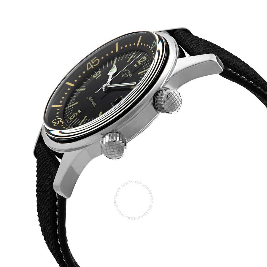 Longines Legend Diver Automatic Black Dial Men's Watch L37744500 - 2