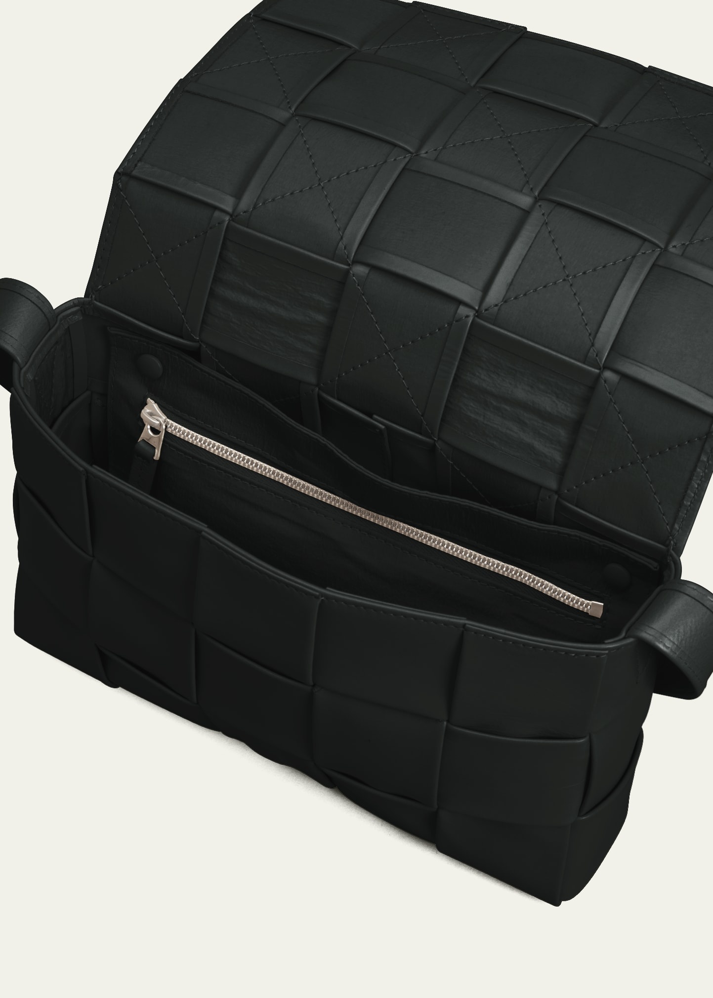 Men's Leather Cassette Crossbody Bag - 4