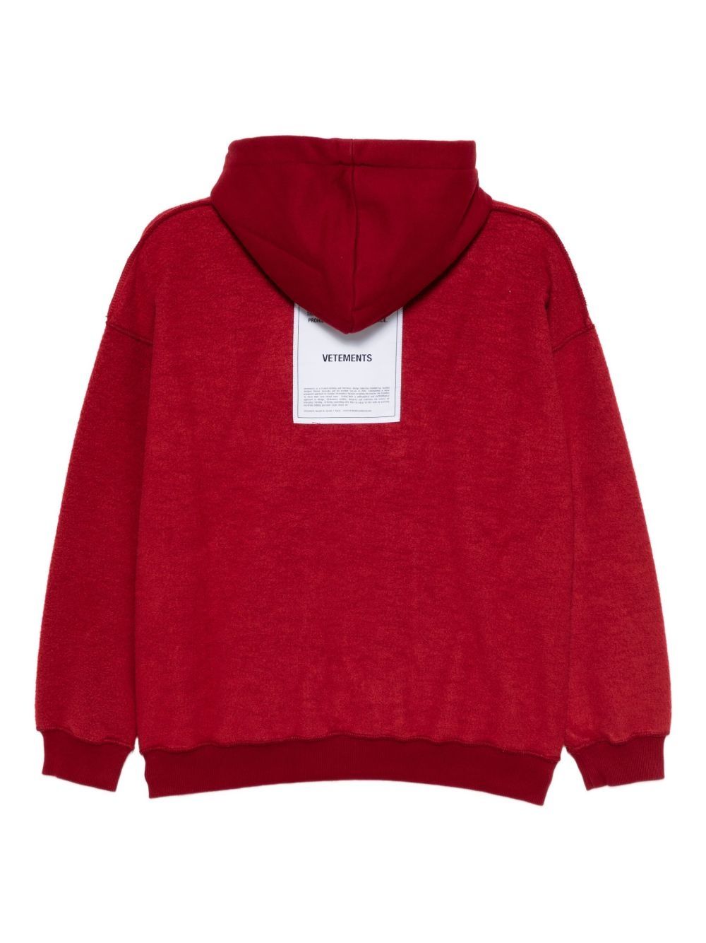logo-embroidered hoodie - 2