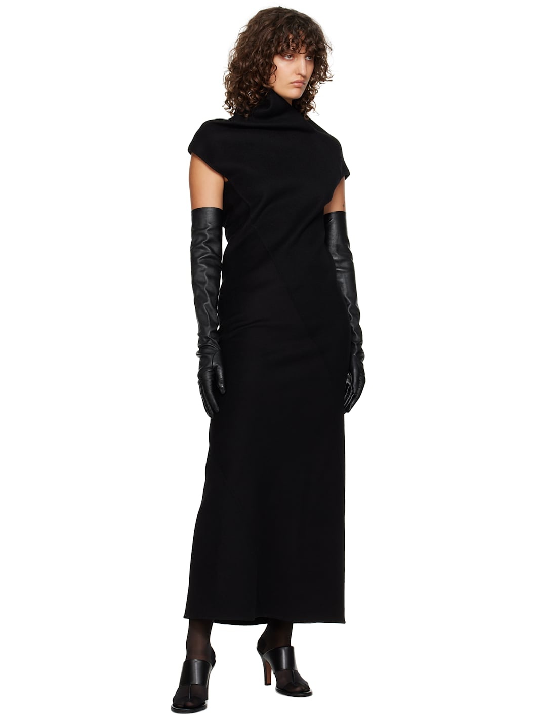 Black Kamil Maxi Dress - 5