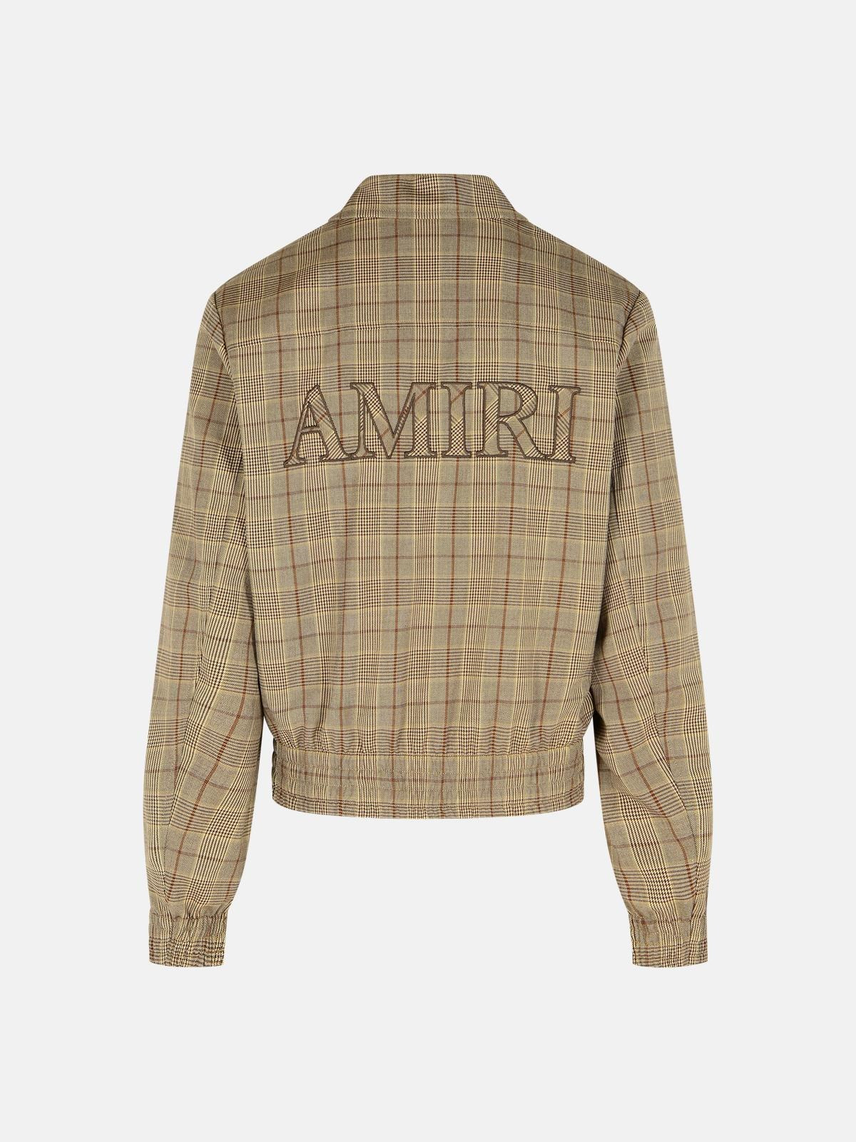 BEIGE VIRGIN WOOL BLEND JACKET - 3