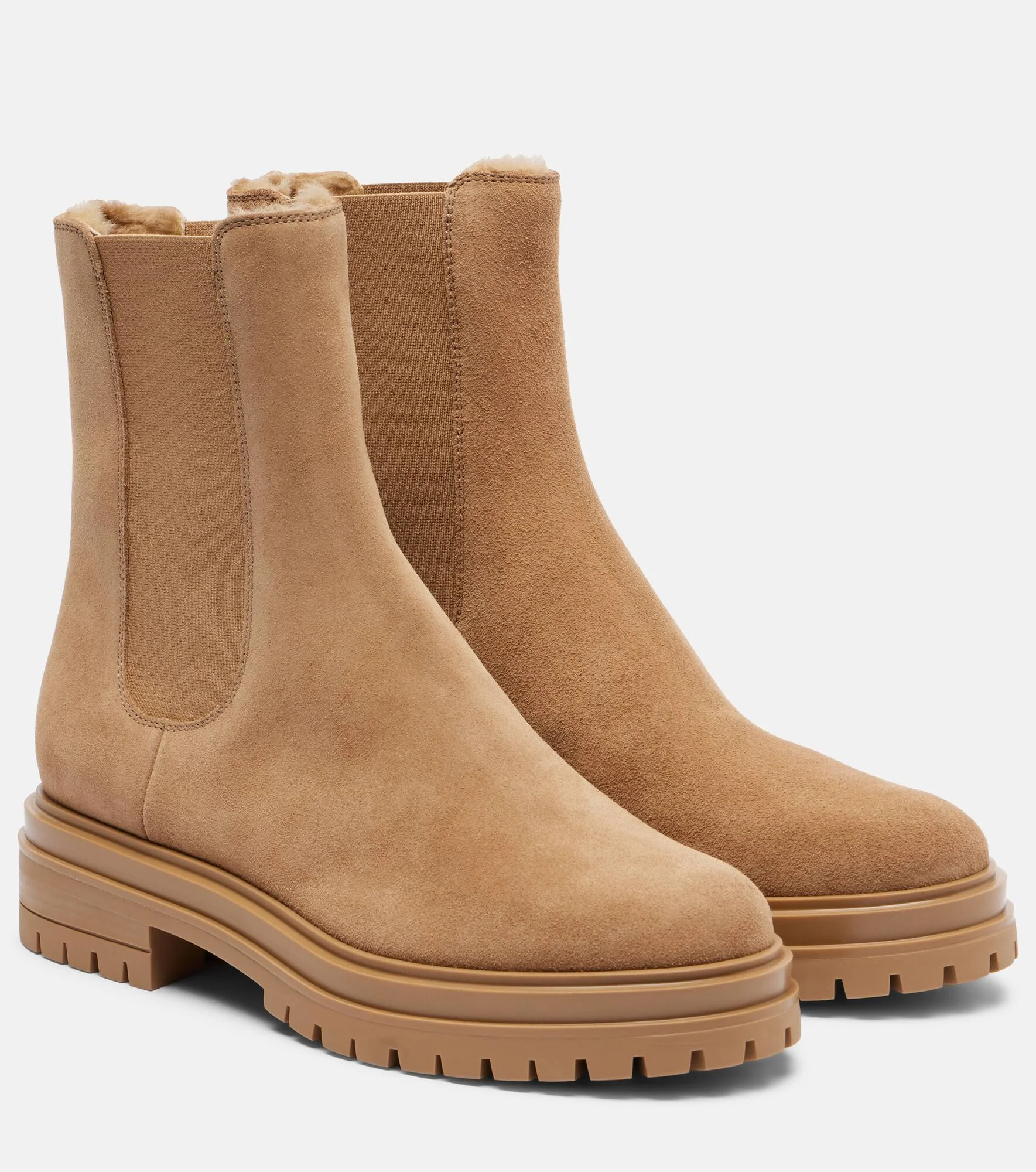 Chelsea suede ankle boots - 1