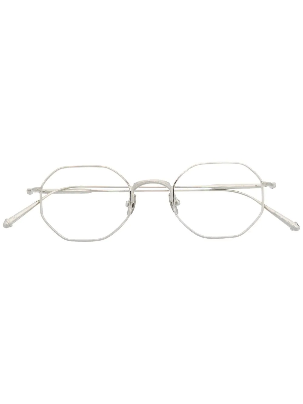 geometric-frame glasses - 1