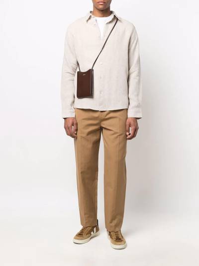 A.P.C. elasticated straight-leg trousers outlook