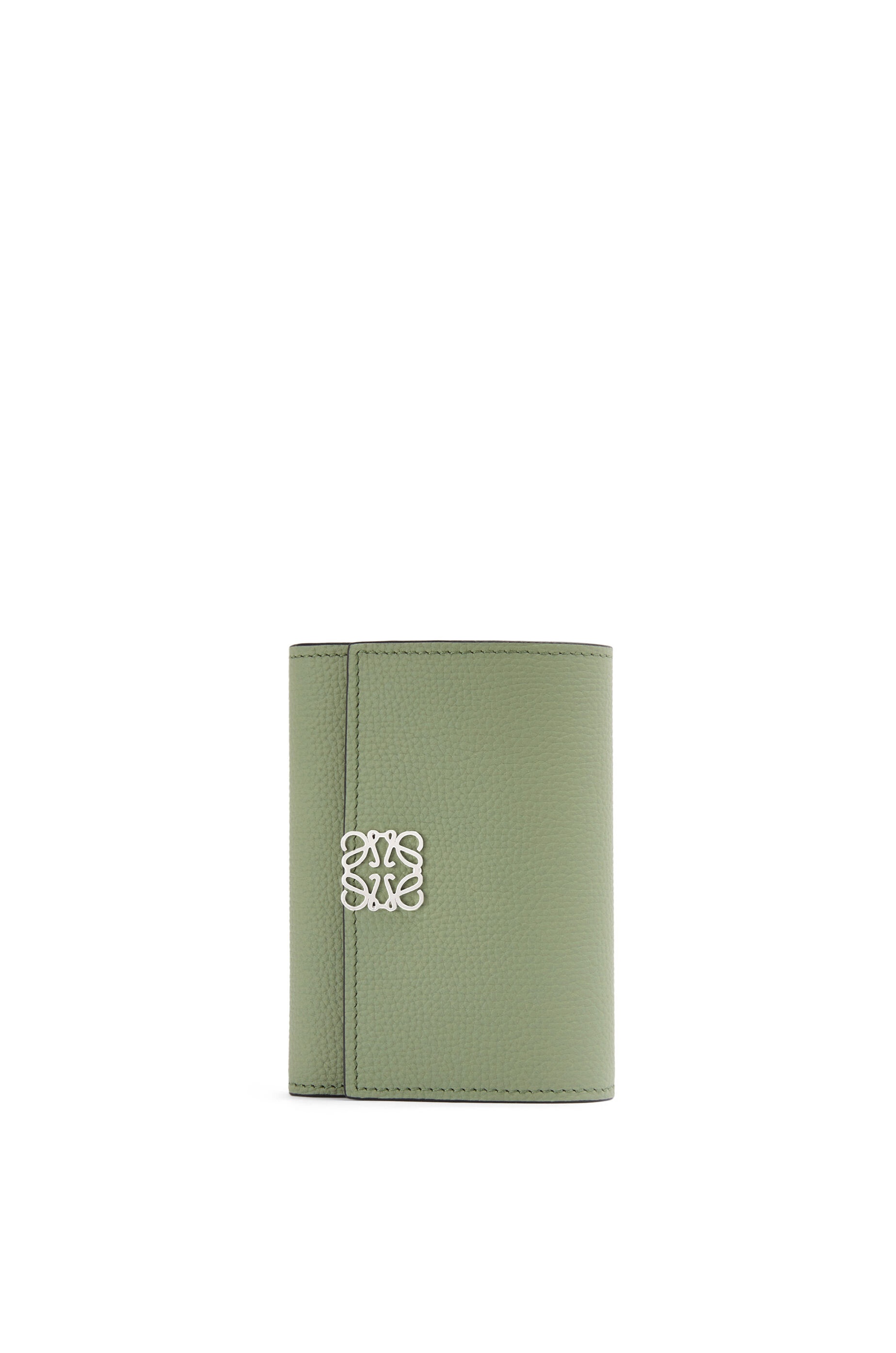 Anagram small vertical wallet in pebble grain calfskin - 1