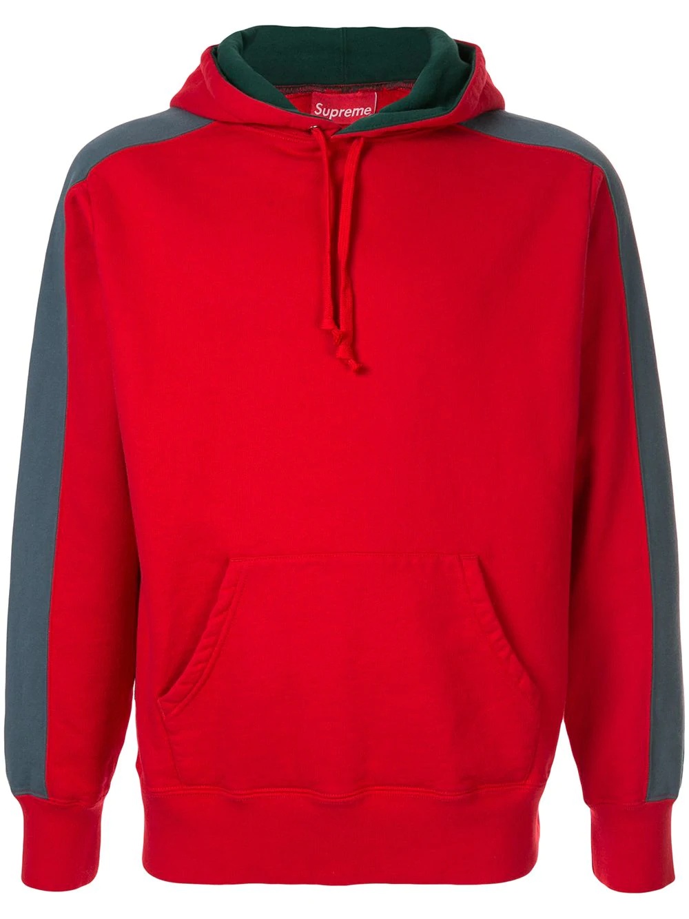 panelled hoodie - 1