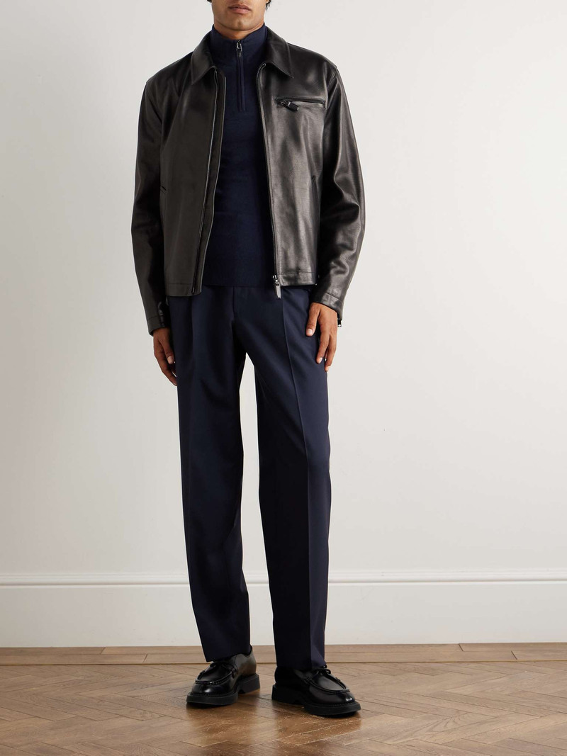 Canali Slim-Fit Wool Half-Zip Sweater outlook