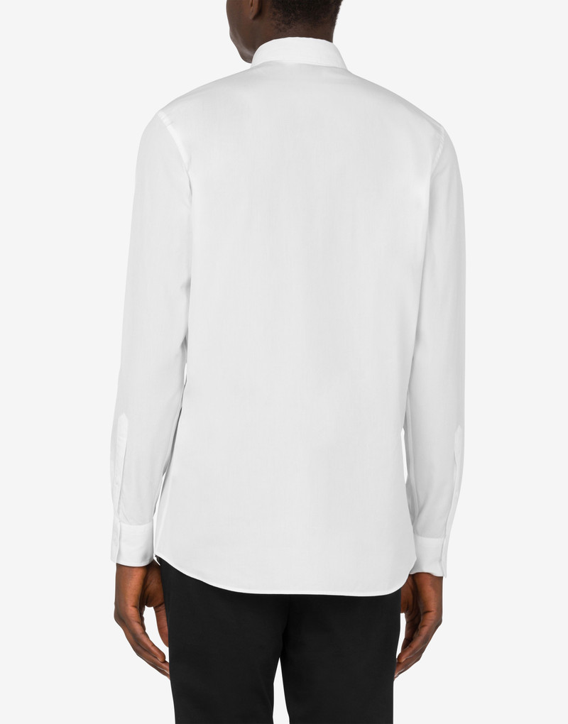 LOGO EMBROIDERY POPLIN SHIRT 3