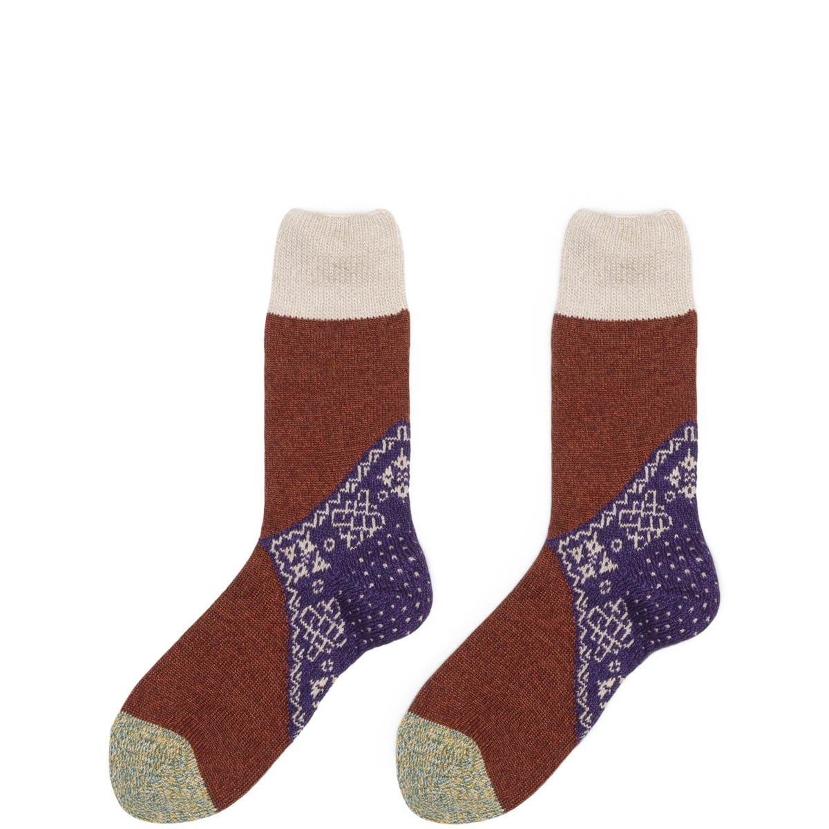 96 YARNS WOOL HEEL BANDANA SOCKS - 2
