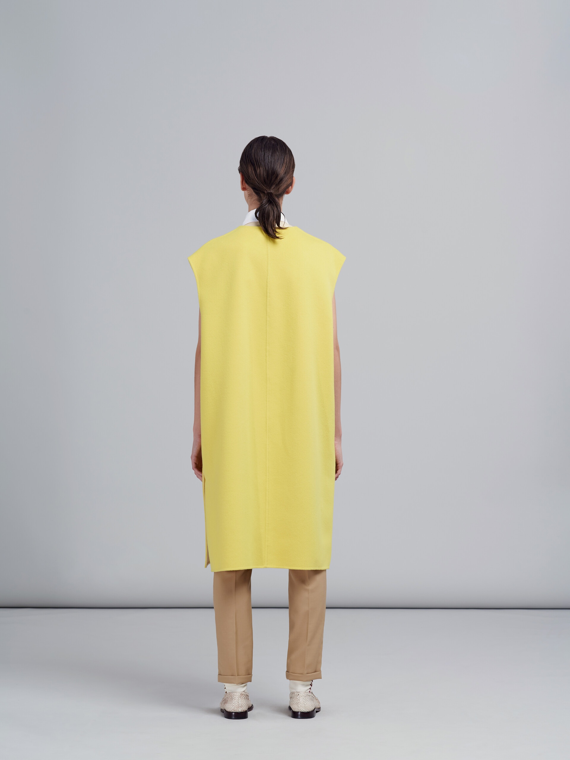 CASHMERE AND WOOL DOUBLE VEST - 3