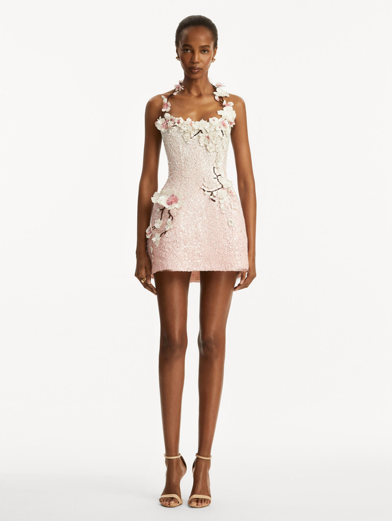 white christmas dresses Red Floral Ricrac Midi Dress - All Dresses main image 0