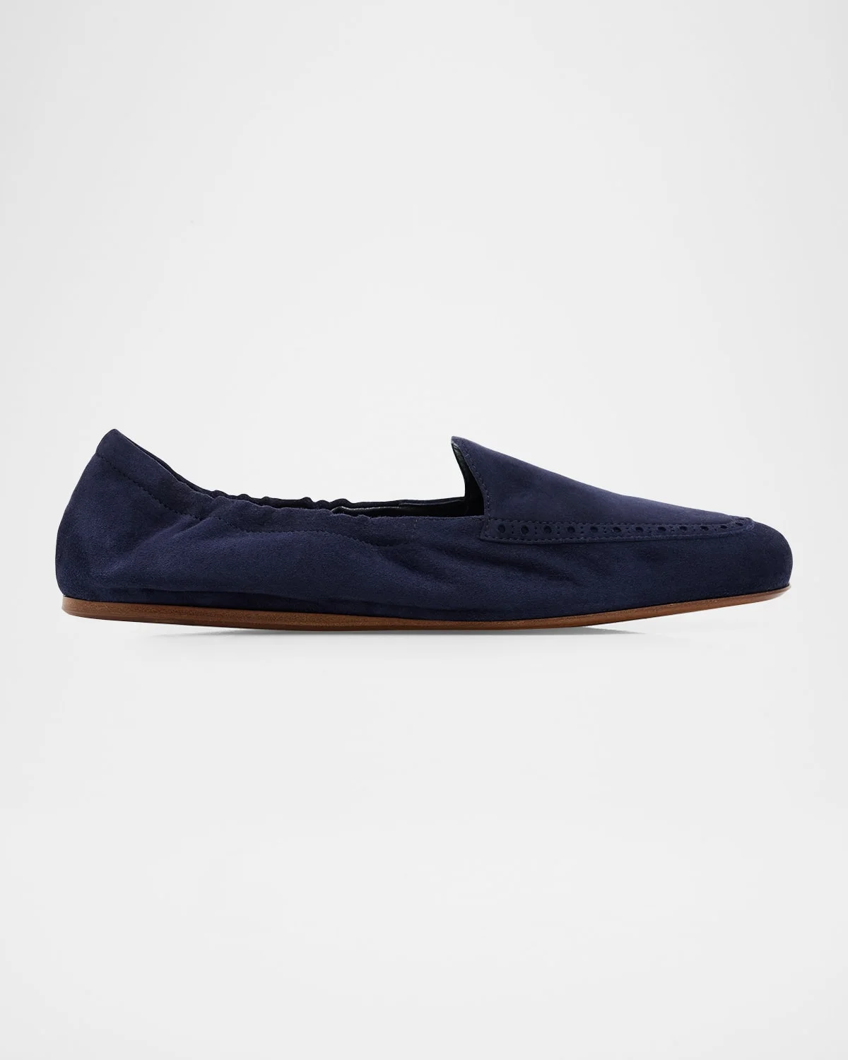 Rika Brogue Leather Loafers - 1