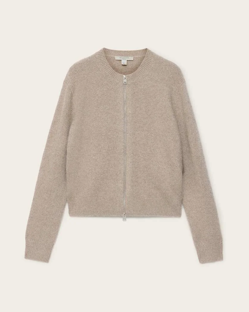 EFFIE ALPACA-BLEND CARDIGAN - 1