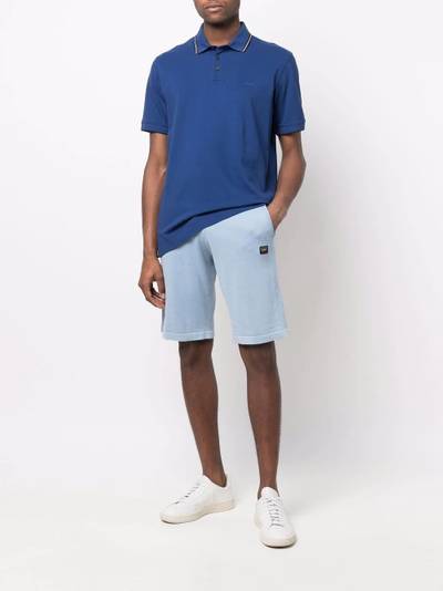 Paul & Shark jersey logo-patch shorts outlook