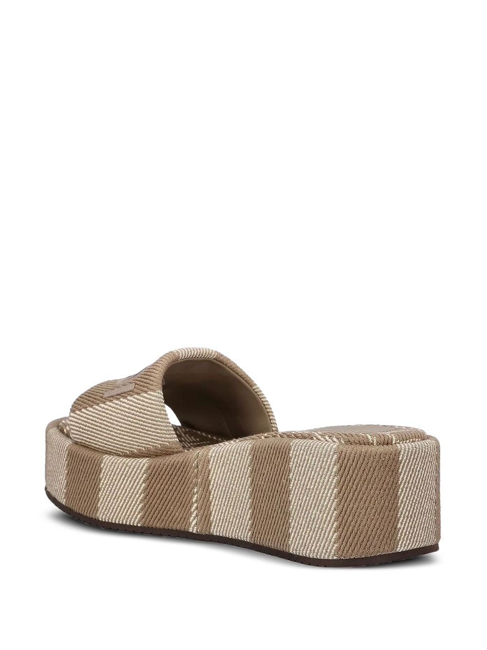 60mm Sunshine striped platform sandals - 3