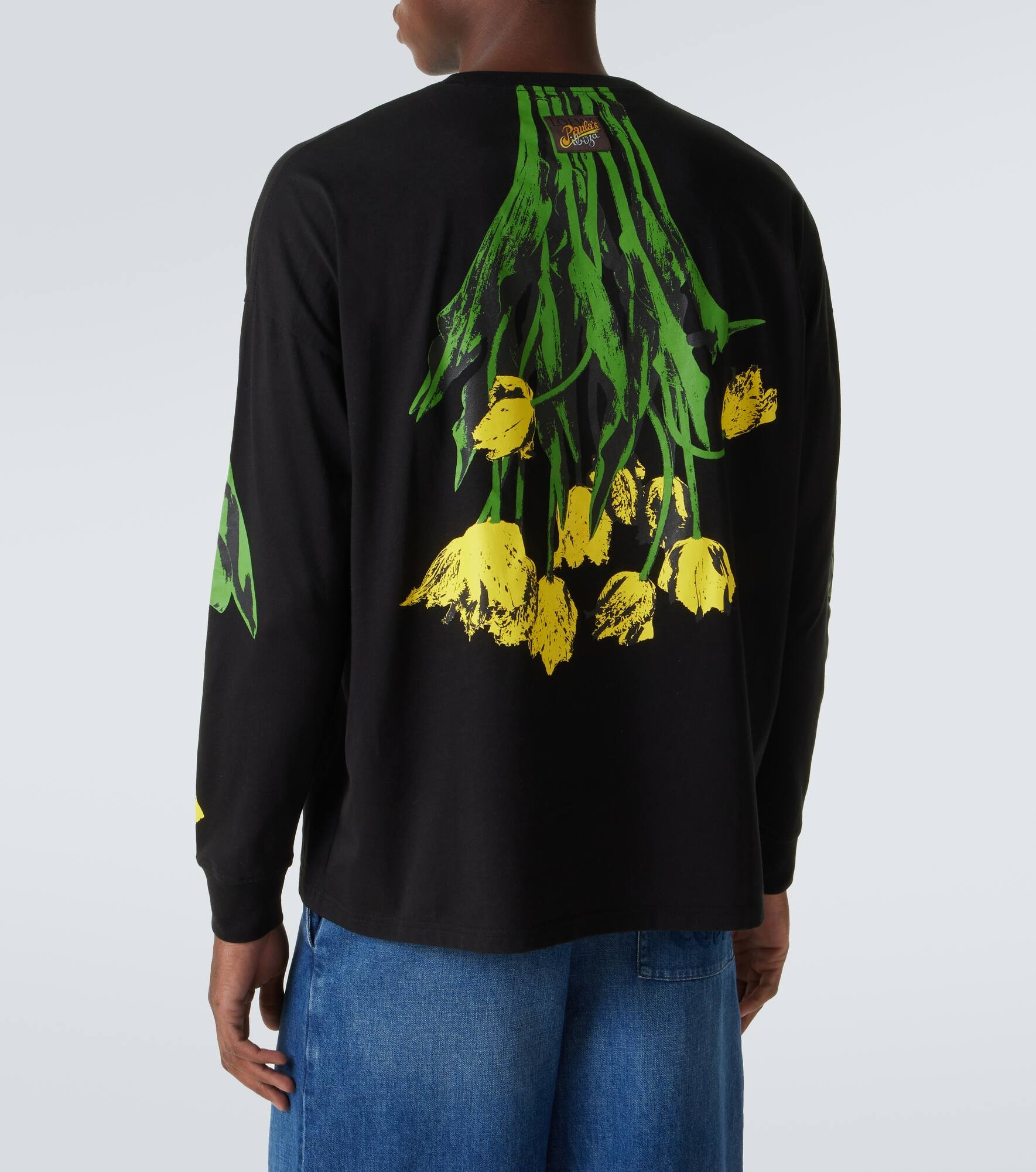 Paula's Ibiza floral cotton T-shirt - 4