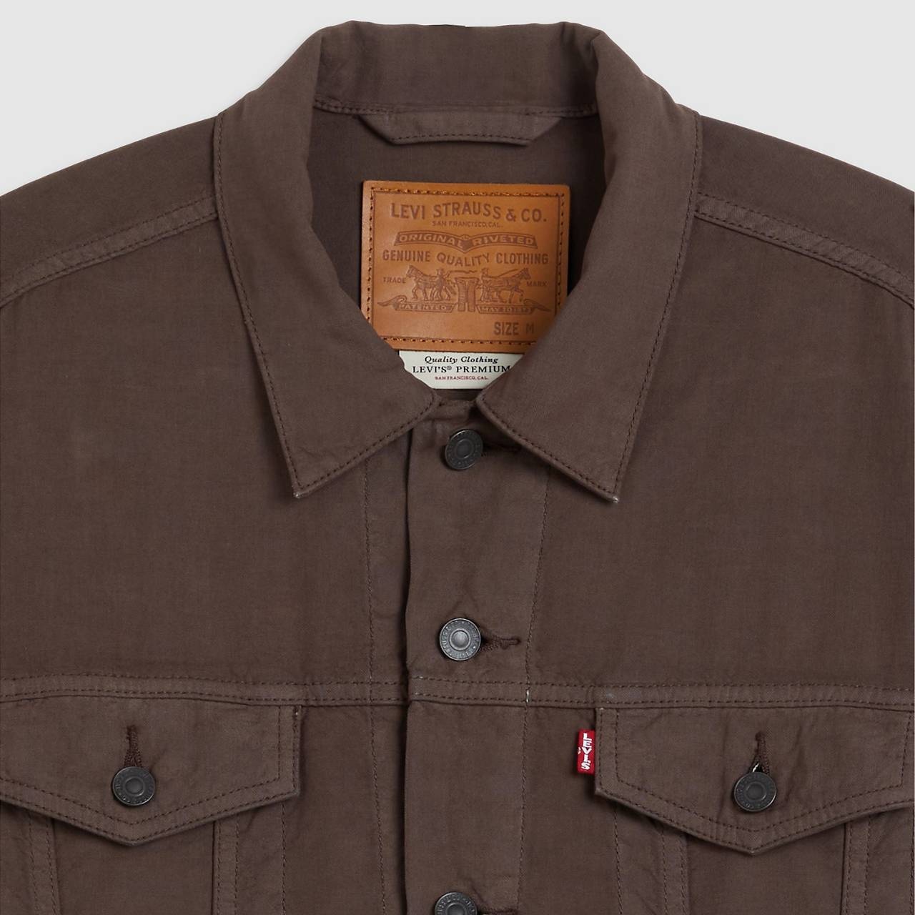 COTTON LINEN TRUCKER JACKET - 7