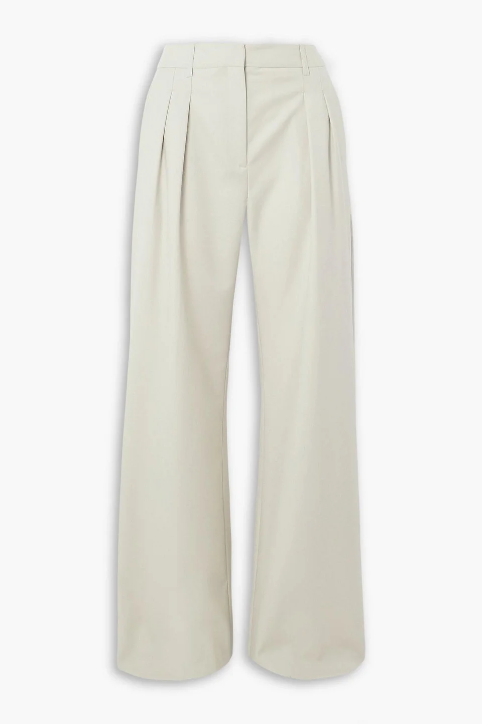 Sbiru pleated wool wide-leg pants - 1