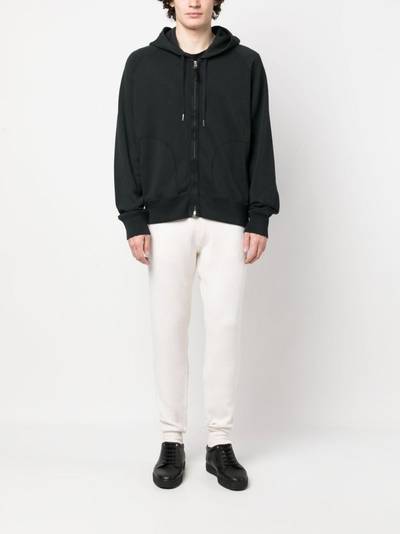 TOM FORD pouch-pocket zip hoodie outlook