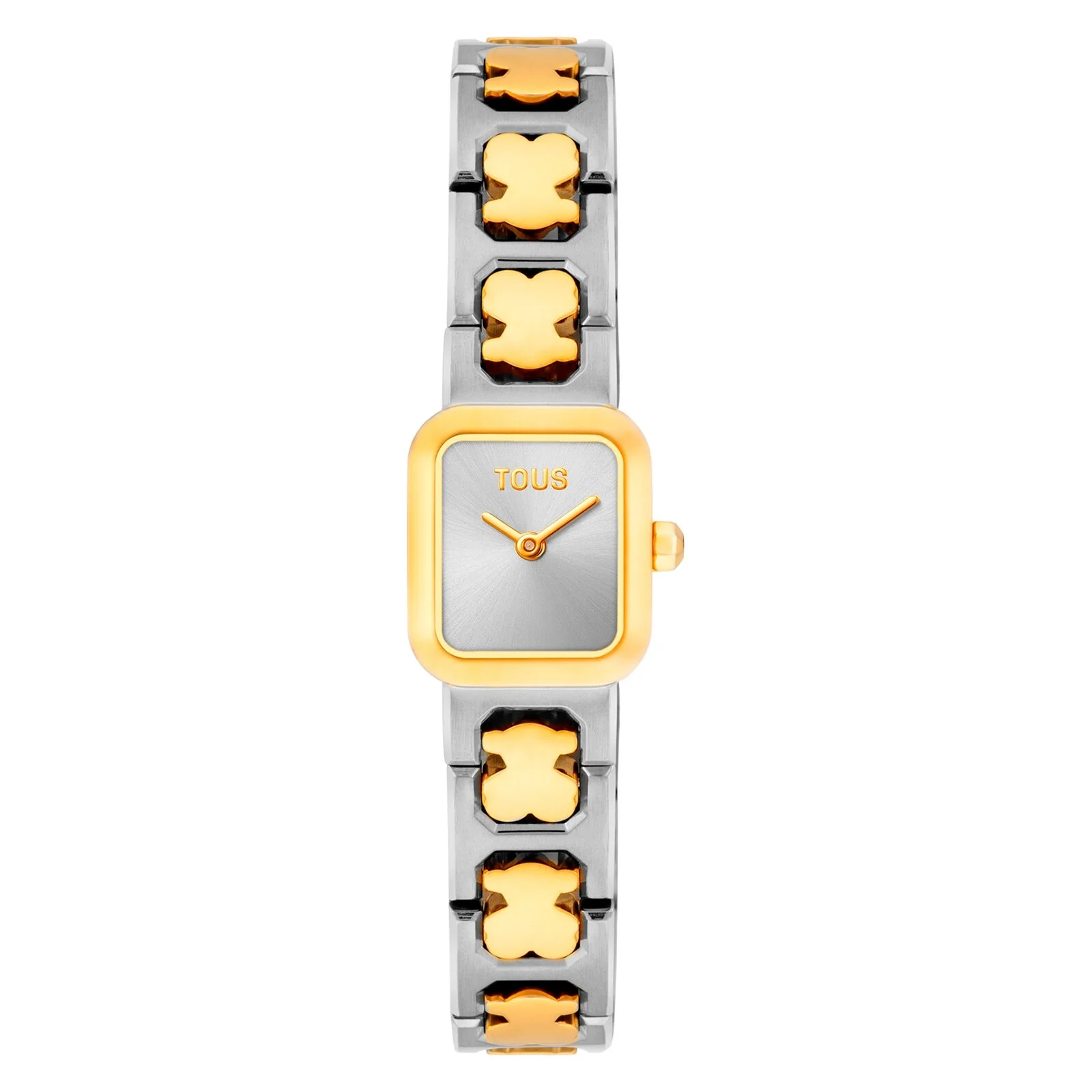 Analog watch with steel and gold-colored steel bracelet Icon Time - 1