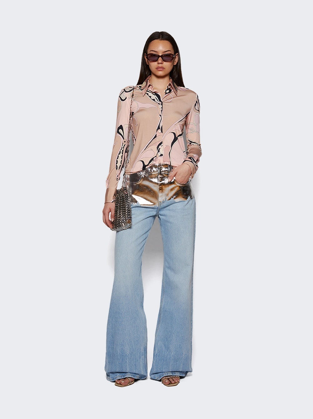 Pantalon Straight Pants Light Blue Denim - 5