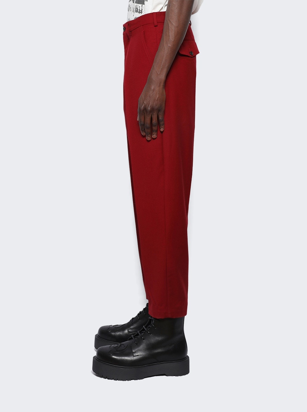Solitaire Trouser Scarlet Red - 4